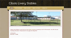 Desktop Screenshot of cibololiverystables.com